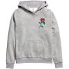 Rose Grey Hoodie