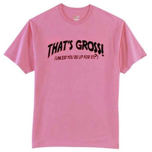 SWEET LORD O'MIGHTY! THATS GROSS CROP TEE IN PINK