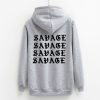 Savage Hoodie Back