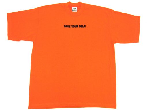 Save Your Self Orange T-shirt