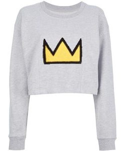 Shorts Sweatshirt yellow crown