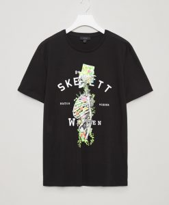 Skeleton Flowers T shirt