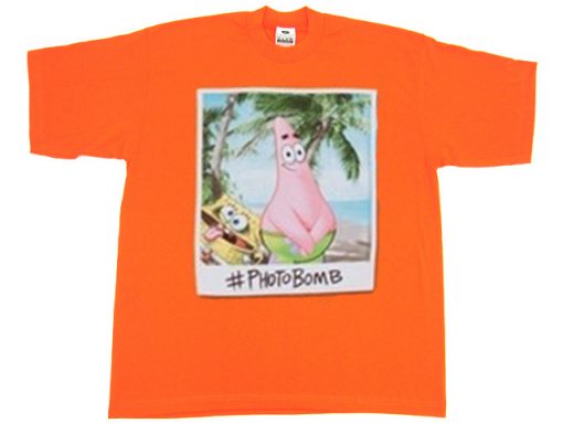 Spongebob and Patrick Orange T-shirt