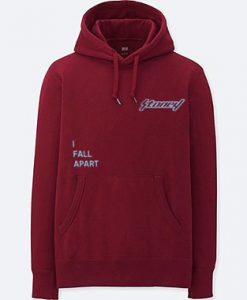 Stoney I Fall Apart Red Maroon Hoodie