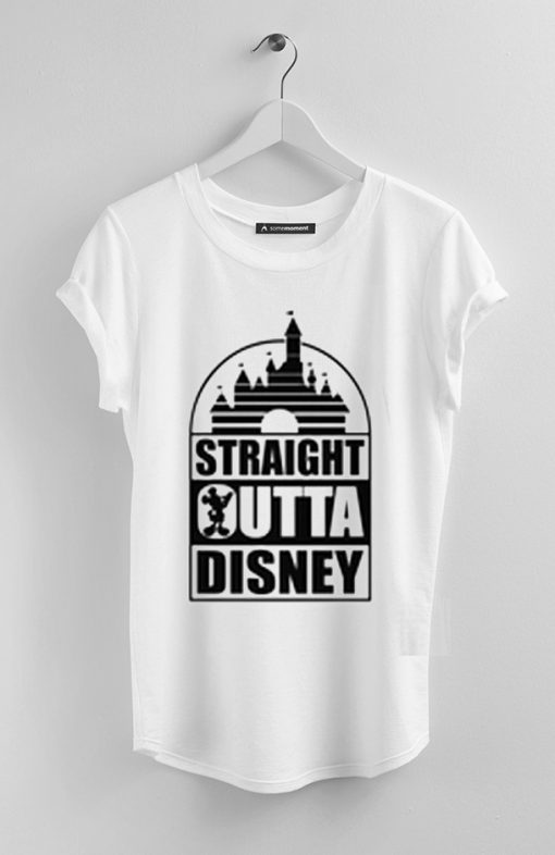 Straight outta Disney White tees