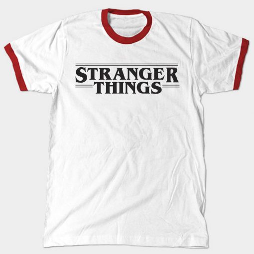 Stranger Things Shirt Ringer Tee - hotterbay