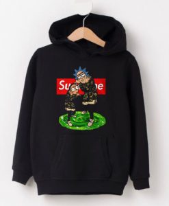 Supreme rick and morty Hoodie