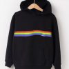 The Rainbow Black Hoodie