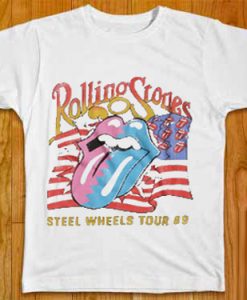 The Rolling Stones Steel Wheels Tour Tshirt