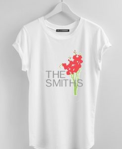 The smiths flowers white shirt