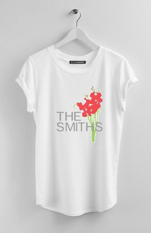 The smiths flowers white shirt