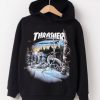 Thrasher Magazine 13 Wolves Black Hoodie