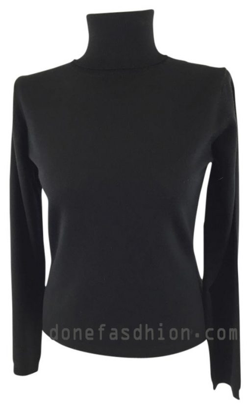 Turtleneck Longsleeve Black Sweater