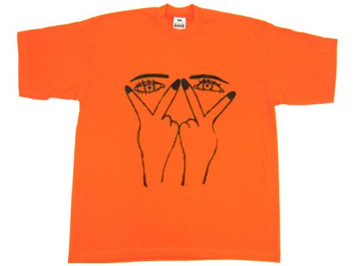 Two Eyes Hand T-shirt