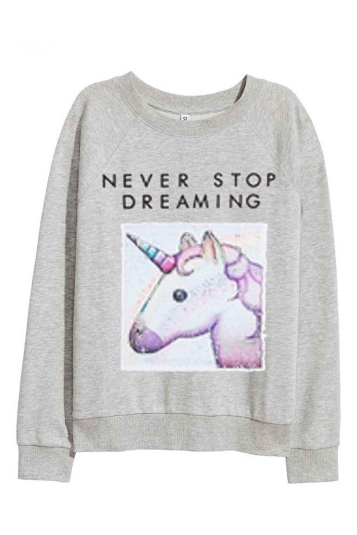 Unicorn Stop Dreaming long sleeve T Shirts