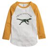 Velociratptor Baseball Mustard Colour T Shirts