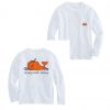 Vineyard Pumkin Pocket Long Sleve white Tees