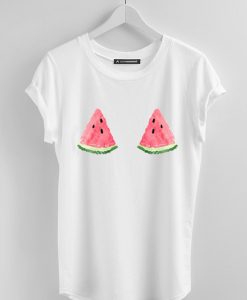 Watermelon Boobs white T-Shirt
