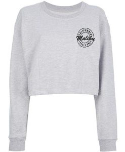 california malibu locals crop sweatshirt