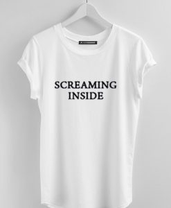 creaming Inside white tees