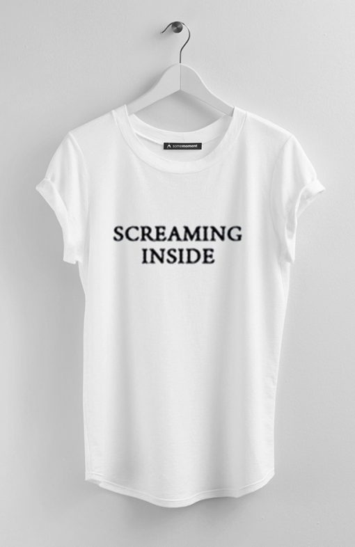 creaming Inside white tees