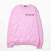 girls girls girls pink sweatshirt