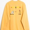 kfc vs mcd yellow sweatshirt back