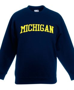 michigan sweatshirt BLUE NAVAL