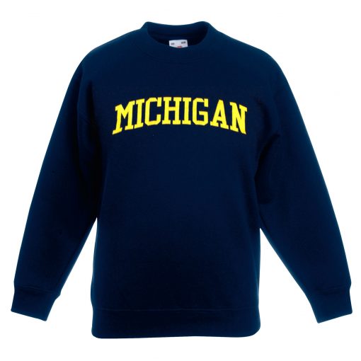 michigan sweatshirt BLUE NAVAL