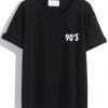 nineties black tees