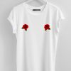 rose two white t shirt