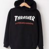 thrasher simple logo black color Hoodie