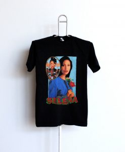 vintage selena black t-shirt