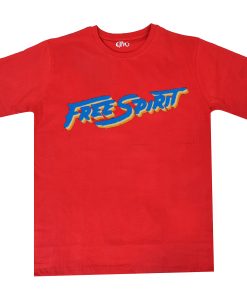 Free Spirit Logo Unisex Red T shirt