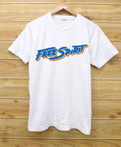 Free Spirit Logo Unisex White T shirt