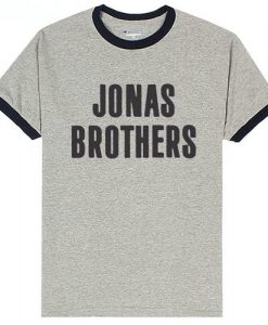 Jonas Brothers Grey Ringer Tshirts
