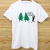 Run Forest Run White Tees