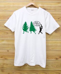 Run Forest Run White Tees