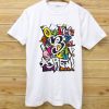 Summer Street wear Men Graffiti T Shirt