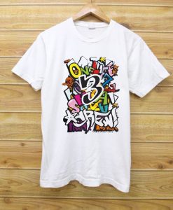 Summer Street wear Men Graffiti T Shirt