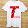 T Series Indian Girl Clothes White T-shirt