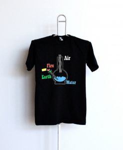4 Elements Vintage Bong T Shirt