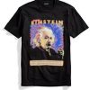 Albert Einstein black T Shirt