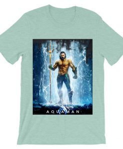 Aquaman Green Mint T Shirt Justice League