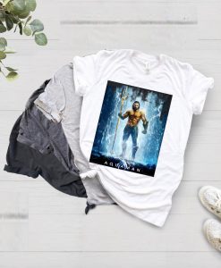 Aquaman White T Shirt Justice League