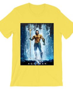 Aquaman Yellow T Shirt Justice League