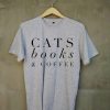 Book Lover Gift Coffee Grey Tees