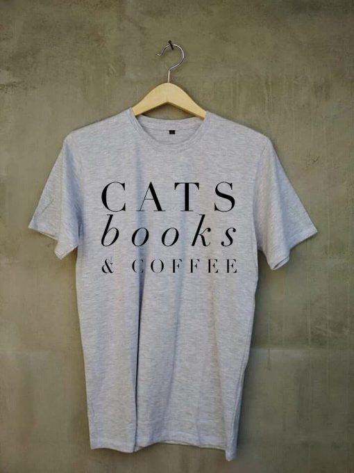 Book Lover Gift Coffee Grey Tees