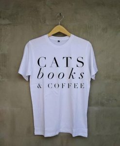 Book Lover Gift Coffee White Tees