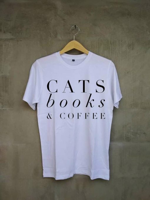 Book Lover Gift Coffee White Tees